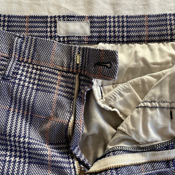 Mother Plaid/Striped Pants - Picture 4 of 7